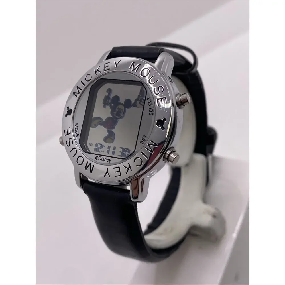 Vintage Seiko Lorus Unisex Mickey Mouse Disney Watch Works New Battery